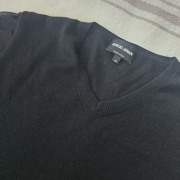 Armani Black Blouse - Picture 3 of 10